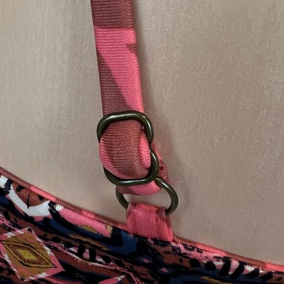 Billabong Sun Tribe Reversible Bikini Top Size Large Trilet NWT - Picture 6 of 16